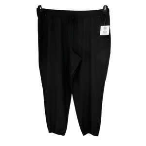 Scrub Jogger Scrub Pants Unisex XXL Black Soot 4-Way Stretch Moisture Wicking